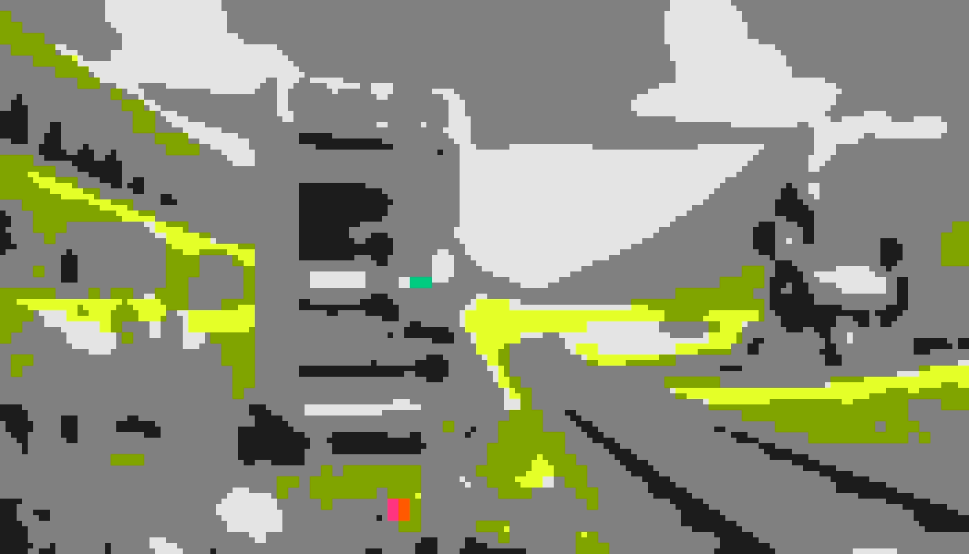 An AI-generated image of a train rolling through a peaceful rolling meadow, gliding next to a wooden billboard standing upright with the words “uptime”, “monitoring”, and “observability” marked on it, with a magnifying glass leaning on the board.