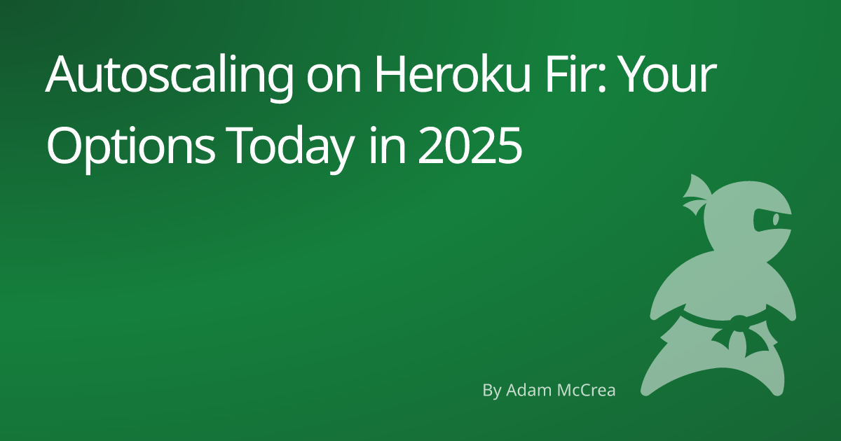 OpenGraph image of the article, featuring a green gradient background, the article title, and the Judoscale character icon (“Otto”) for visual flare