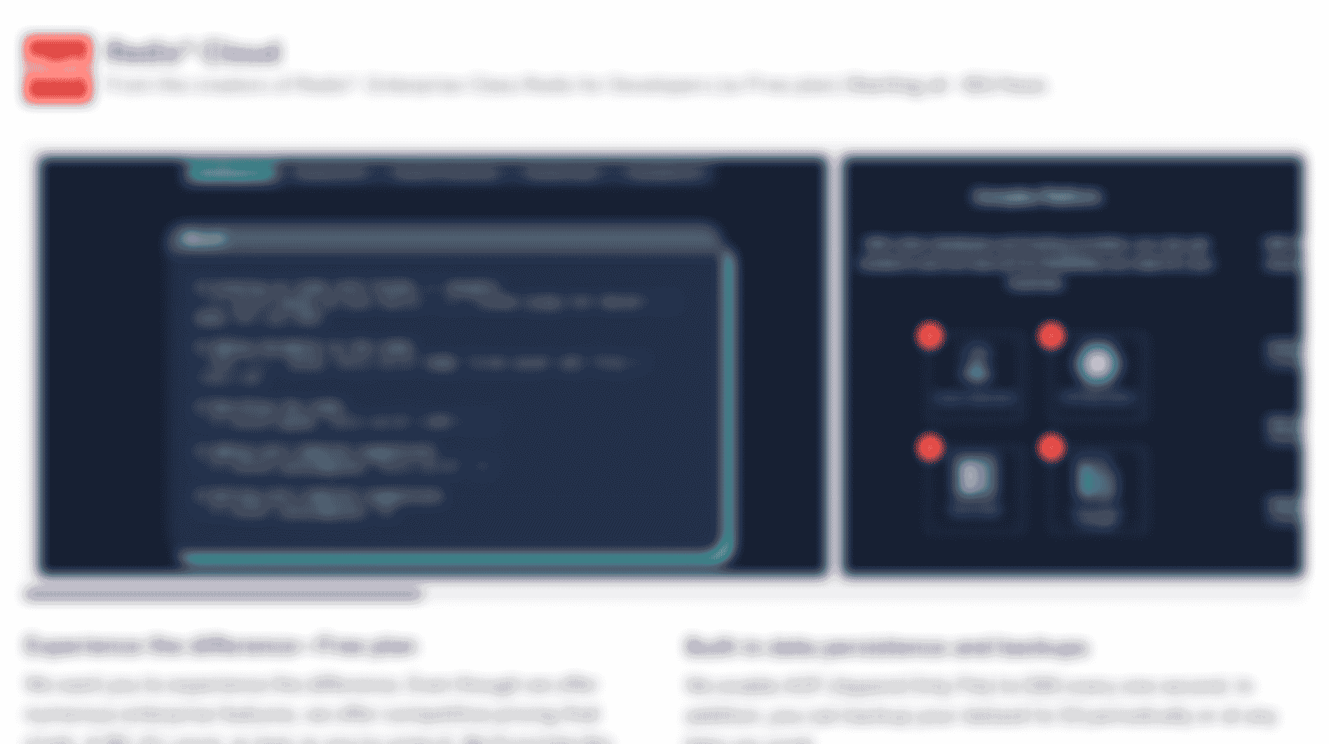 Screenshot of the Redis Cloud listing on the Heroku marketplace