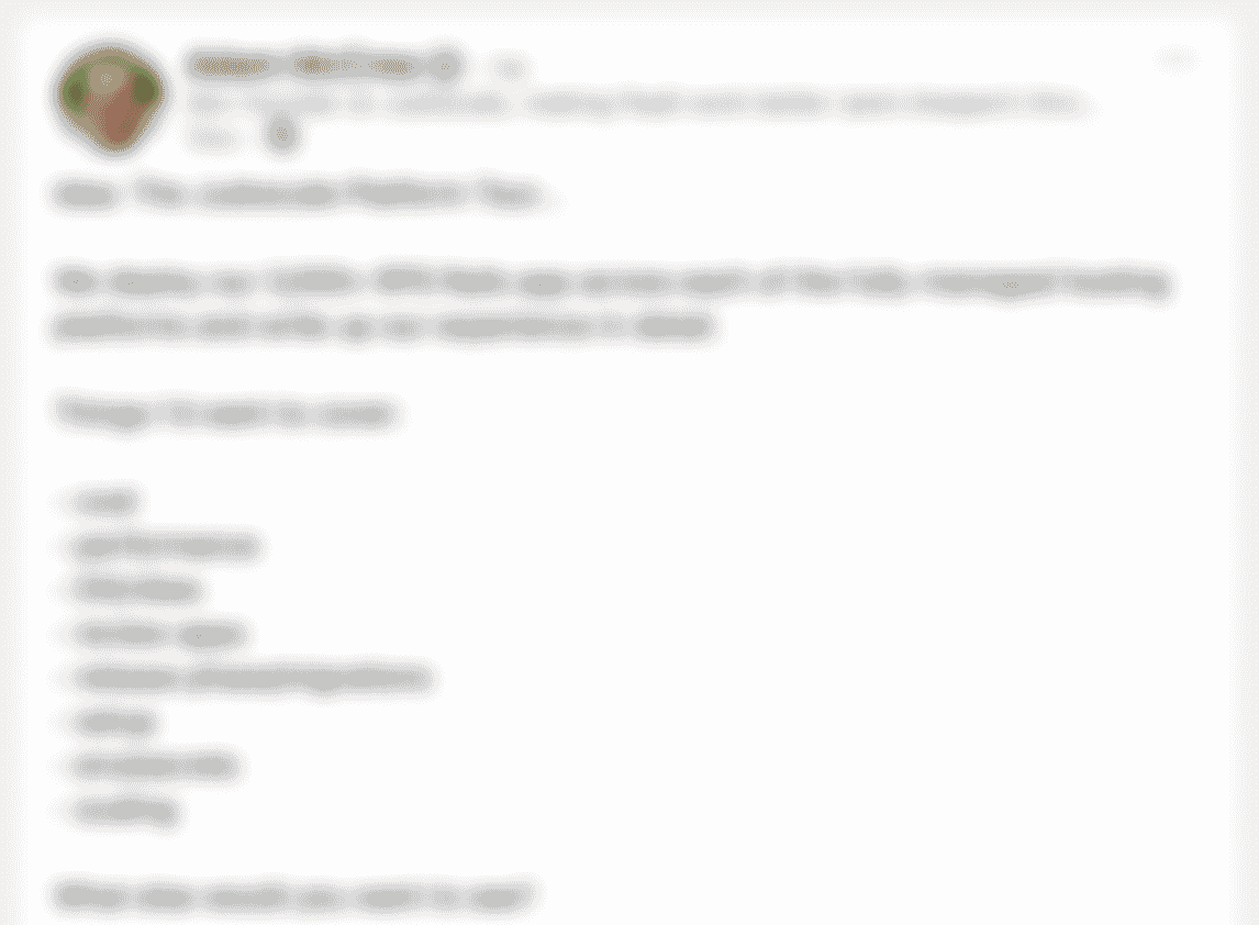 Screenshot of Adam’s LinkedIn post asking folks for input on a ‘Judoscale tour’ concept and what specifics they’d want to see