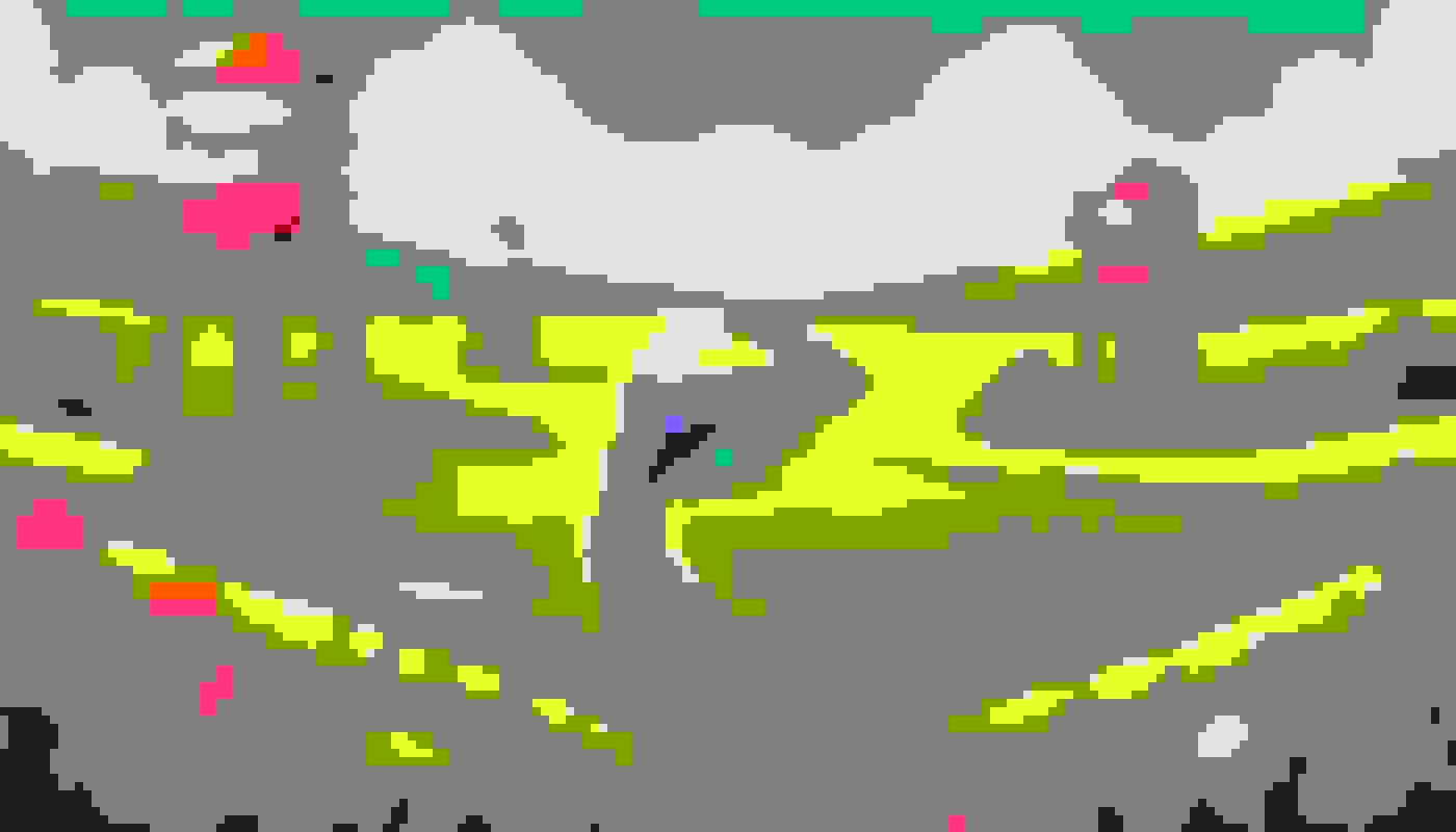 An AI-generated image of a train rolling through a peaceful rolling meadow, passing water towers that have various managed service names on them like “Postgres” and “Redis”