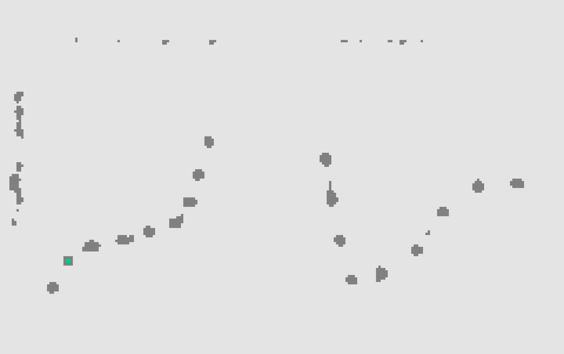 An illustrated diagram showing a statically-scaled app failing to have capacity to handle requests as traffic load rises