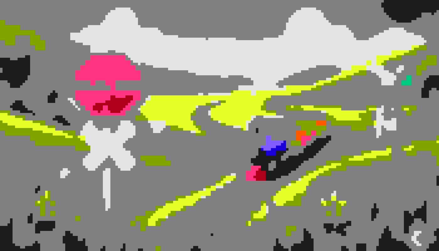 An AI-generated image of a train rolling through a peaceful rolling meadow, coming up to stop-sign with the words “PaaS-Ops” on it, essentially representing some kind of roadblock or stoppage, like an error.