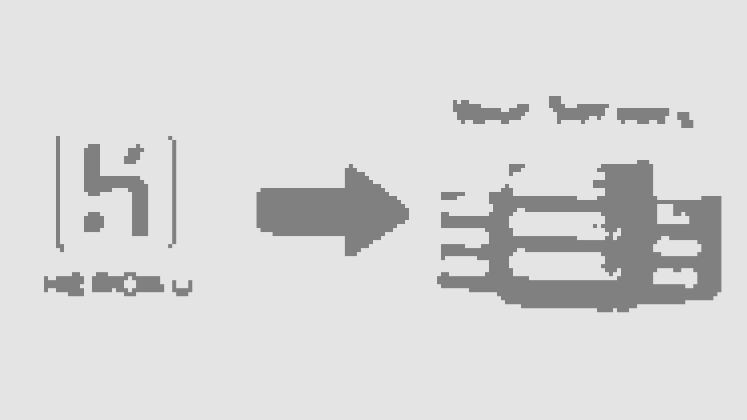 An AI-generated image of a simple sketch, the Heroku logo on the left, and an arrow in the middle pointing toward a small rack of servers with the simple label “Your Servers” above them